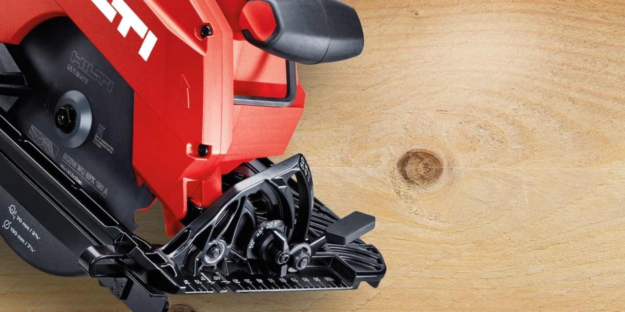 Hilti Kreissäge für Holzschnitte