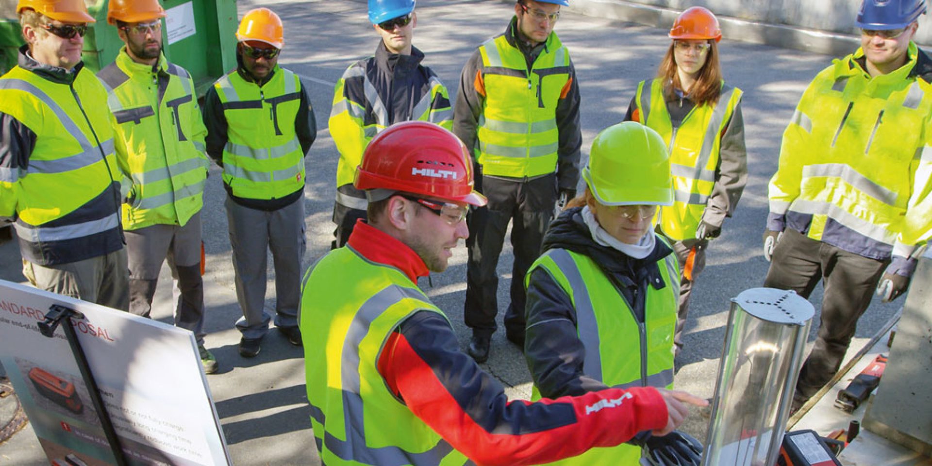 Die Hilti Sicherheitsschulung zum Thema Staub
