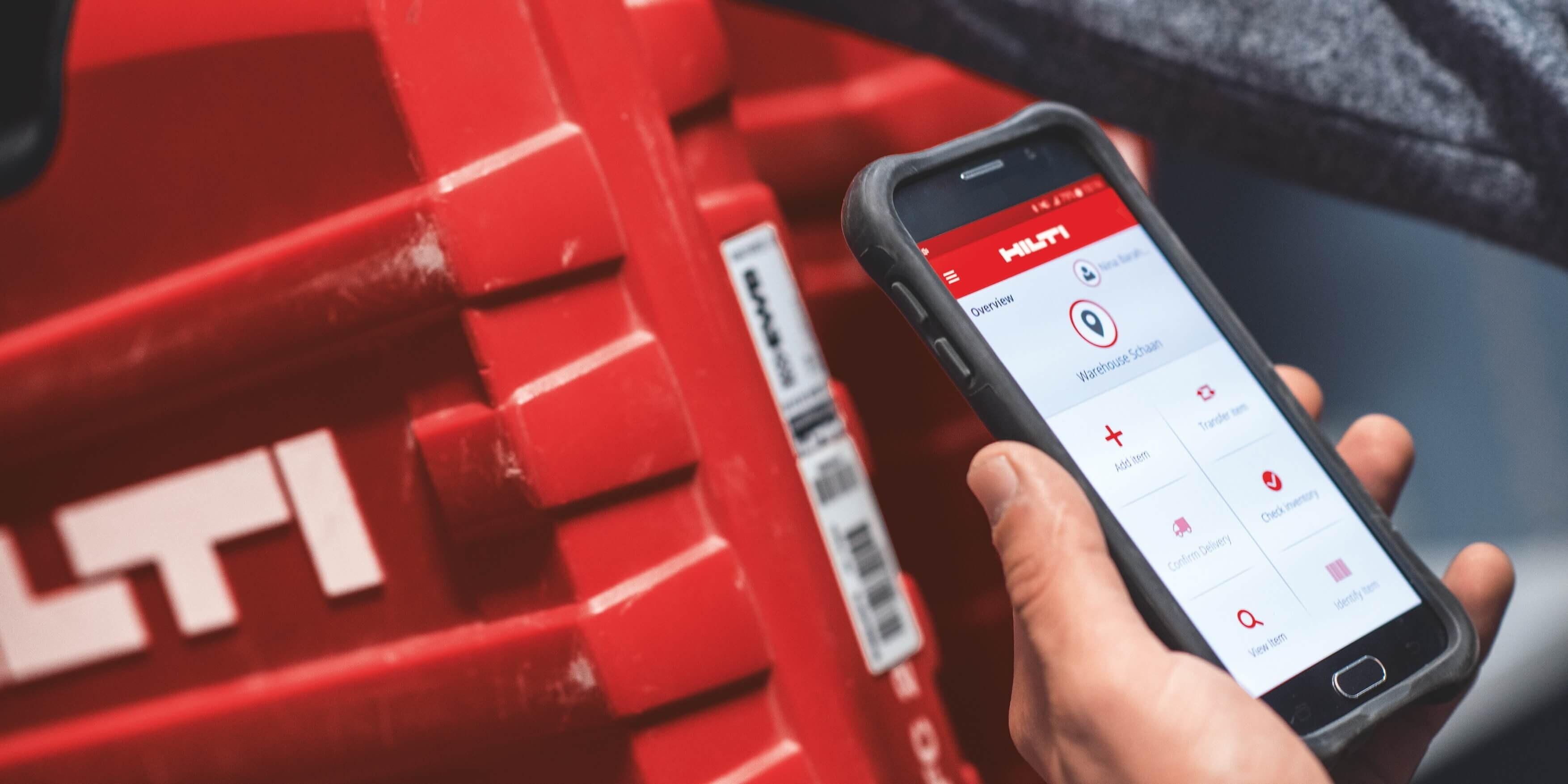 Hilti ON!Track mit Bluetooth ActiveTracking System Hilti Deutschland