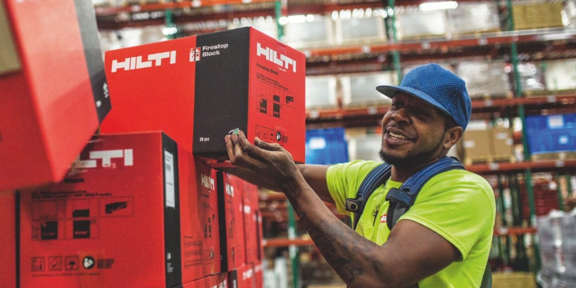 Supplier with Hilti firestop block