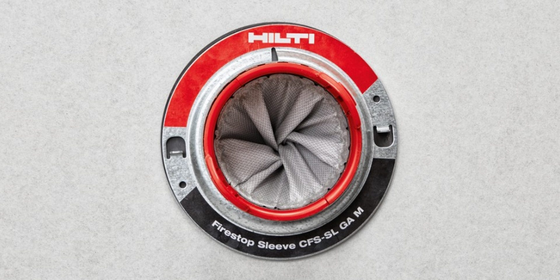Hilti Brandschutzhülse für eine einfache Nachbelegung von Kabeln