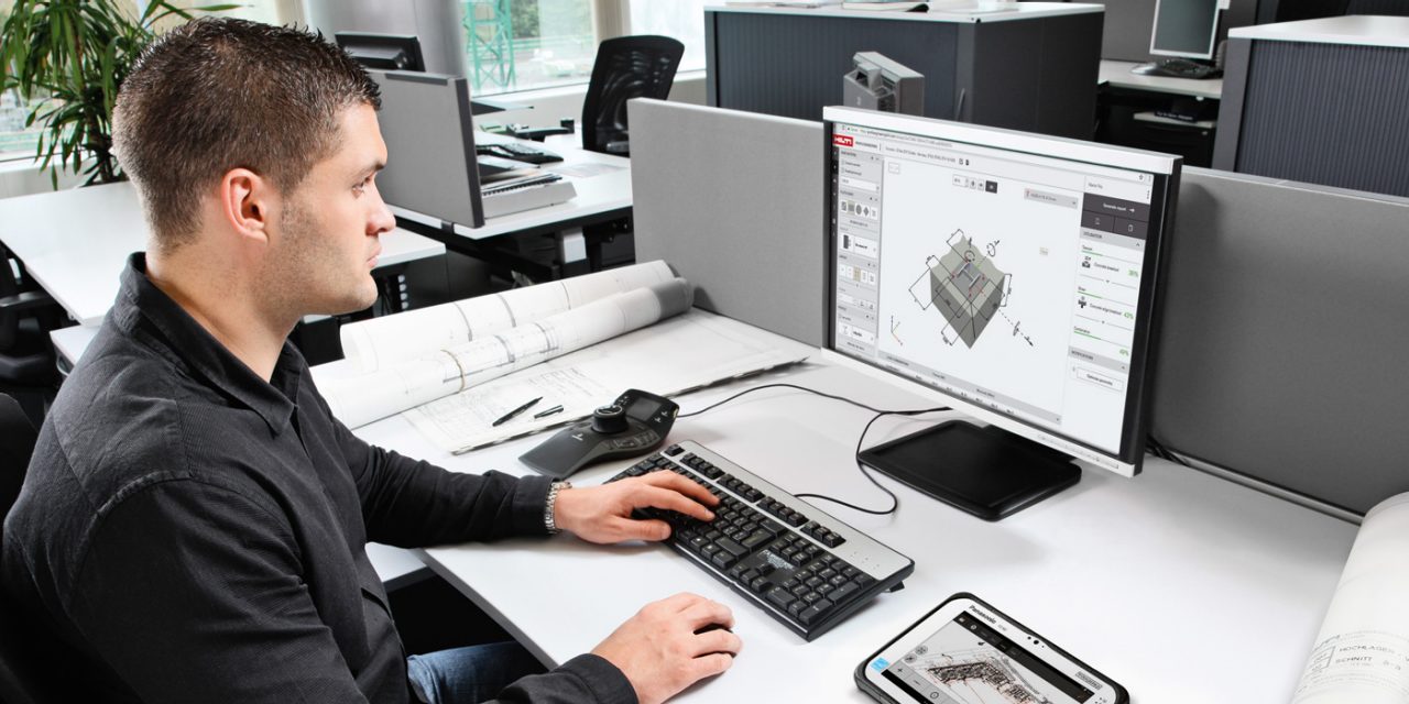 Hilti Integrierte Lösungen für wirtschaftliches Planen: PROFIS Software, Ausschreibungstexte, Belastungsversuche  und die Beratung durch Hilti Ingenieure im Büro und auf der Baustelle