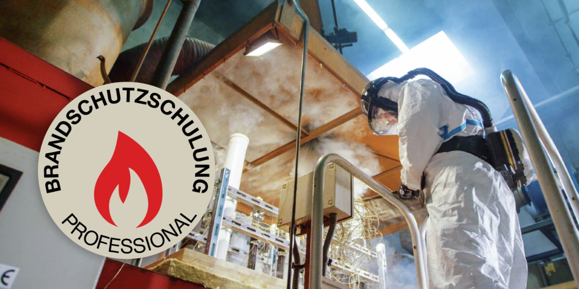 Tablet mit grünem Hintergrund, Hilti Logo und Ankündigung "Live Webinar"  
