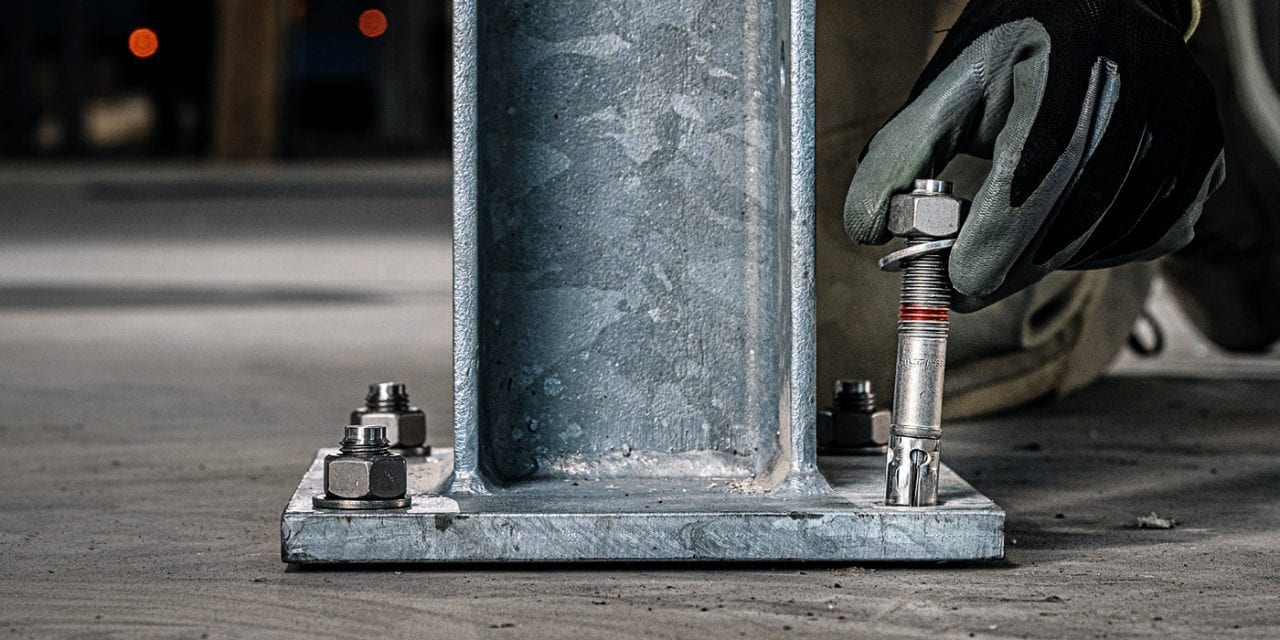 Dübelbefestigung mit Schraubanker HST4