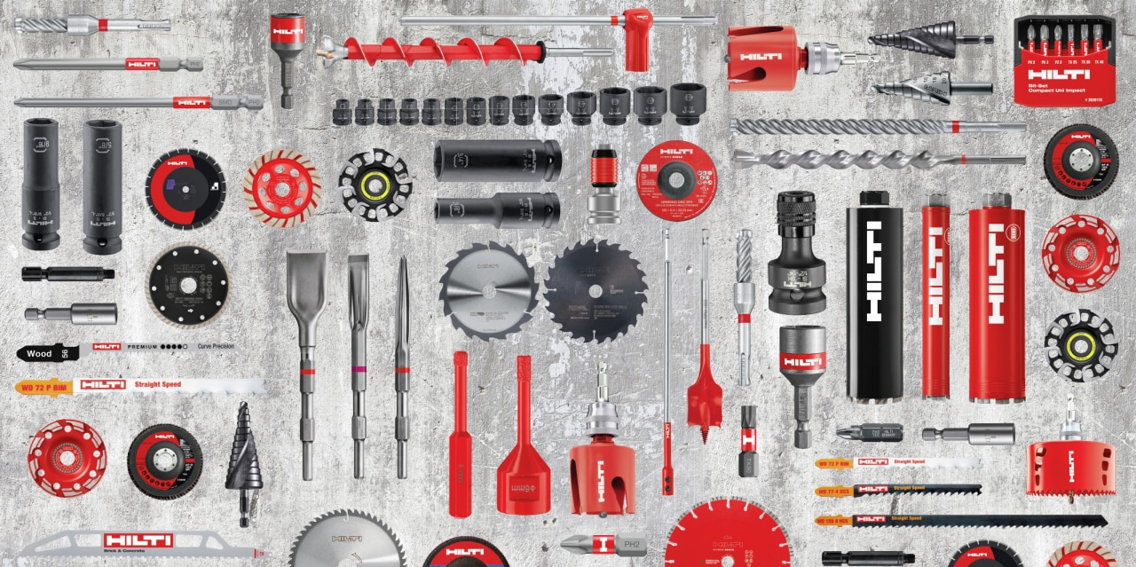 Hilti Kraftpakete mit Verbrauchsmaterial