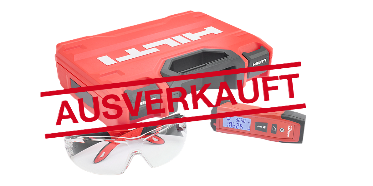 Hilti Winterwochen 2025 Laserdistanzmessgerät