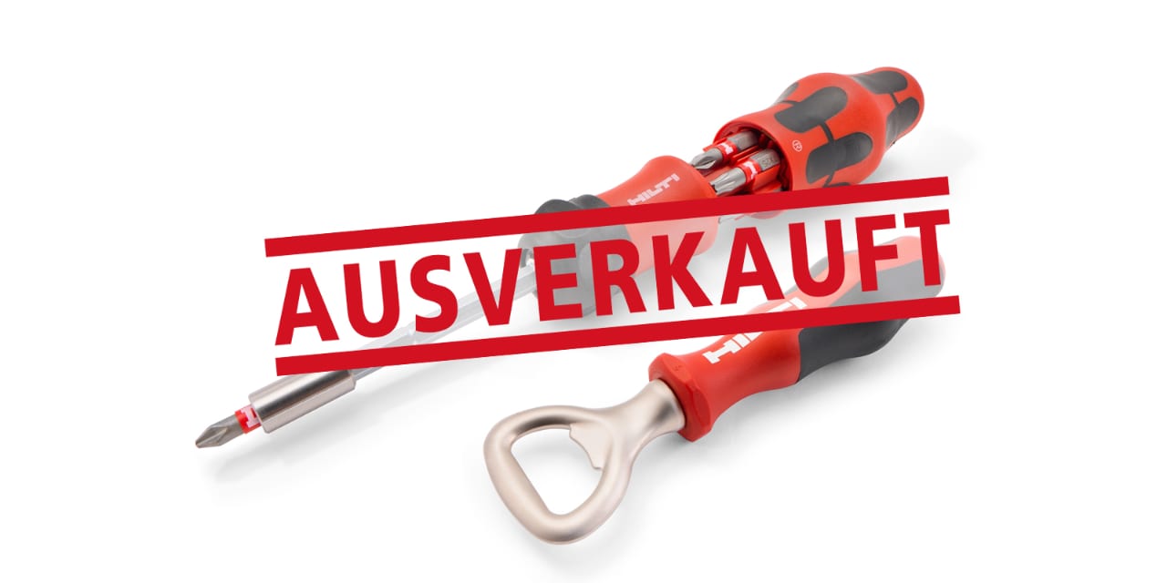 Hilti Winterwochen 2025 Bit-Halter Zugabe 