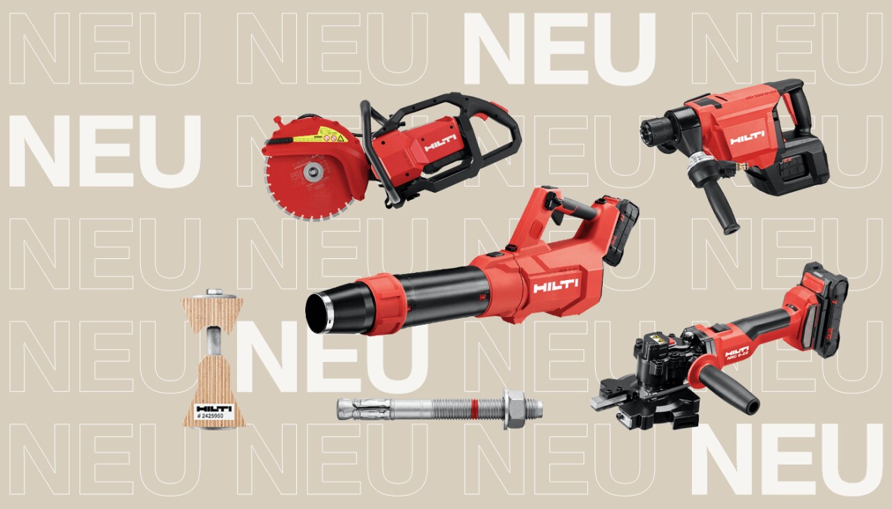 Hilti Neuheiten im April 2025