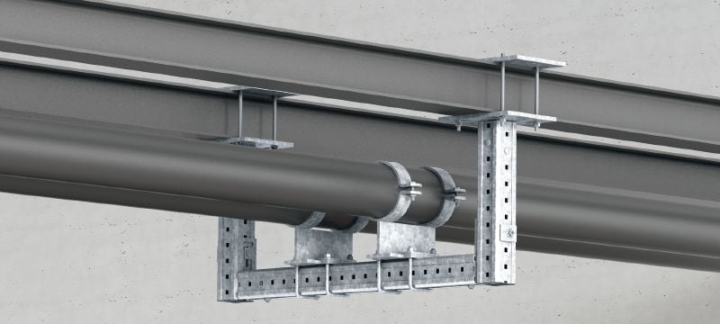 MIC-S Verbinder Verbinder zur Befestigung von Modulträgern an Baustahlträgern Anwendungen 1