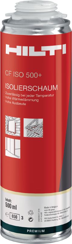 Isolierschaum mit hoher Ergiebigkeit CF ISO 500+ Mehrzweck-Isolierschaum mit hoher Ergiebigkeit zur Steigerung der Produktivität in einem weiten Temperaturbereich