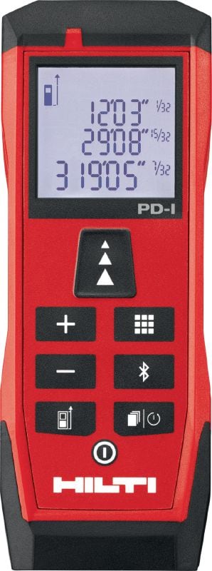 Lasermessgerät PD-I Robustes Lasermessgerät mit intelligenten Messfunktionen und Bluetooth®-Verbindung für Innenanwendungen bis 100 m