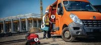Gehen Sie zu Folie 3 von 3: Bestandsverwaltung für Transporter Gateway für die Live- und Remote-Bestandsverwaltung und Fahrzeugortung mit ON!Track Bluetooth® Smart Tags Anwendungen 1