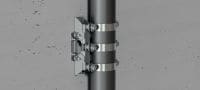 Kompakte Schwerlast-Festpunktbefestigung MFP-CHD Verzinkte Kompakt-Festpunktbefestigung für hohe Anwendungsbelastungen bis maximal 44 kN Anwendungen 1