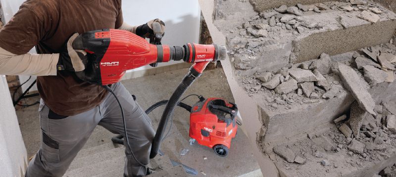 Meißelhammer TE 700-AVR SDS Max Leistungsstarker Meißelhammer SDS Max (TE-Y) für schwere Meißelarbeiten in Beton und Mauerwerk, mit aktiver Vibrationsreduktion (AVR) Anwendungen 1