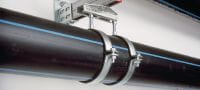 MP-MRXI Edelstahl-Rohrschelle der Premium-Leistungsklasse mit Schallschutzeinlage für besonders schwere Rohranwendungen Anwendungen 1