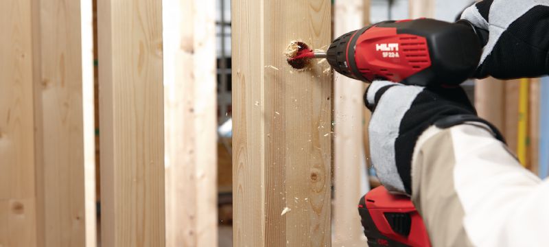 Flachfräsbohrer WDB-S Flachfräsbohrer für schnelles Einbohren von Flachlöchern in Holz Anwendungen 1