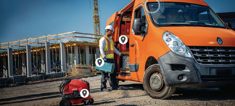 Bestandsverwaltung für Transporter Gateway für die Live- und Remote-Bestandsverwaltung und Fahrzeugortung mit ON!Track Bluetooth® Smart Tags Anwendungen 1