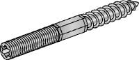 Galvanisch verzinkte Stockschraube mit Güteklasse 4.6 und Torx-Kopf Galvanisch verzinkte Stockschraube mit Güteklasse 4.6 und Torx-Kopf