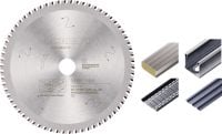 X-Cut Kreissägeblatt für dünnen Edelstahl und Stahl Leistungsstarkes Kreissägeblatt mit Keramikzähnen für schnellere Schnitte und eine längere Lebensdauer in Edelstahl- und Stahlblech