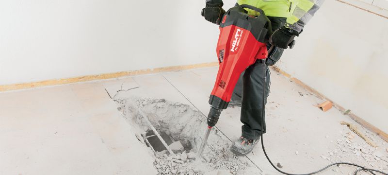 Elektrischer Abbruchhammer TE 2000-AVR Leistungsstarker und äußerst leichter Abbruchhammer mit TE-S Aufnahme für Abbrucharbeiten in Beton Anwendungen 1