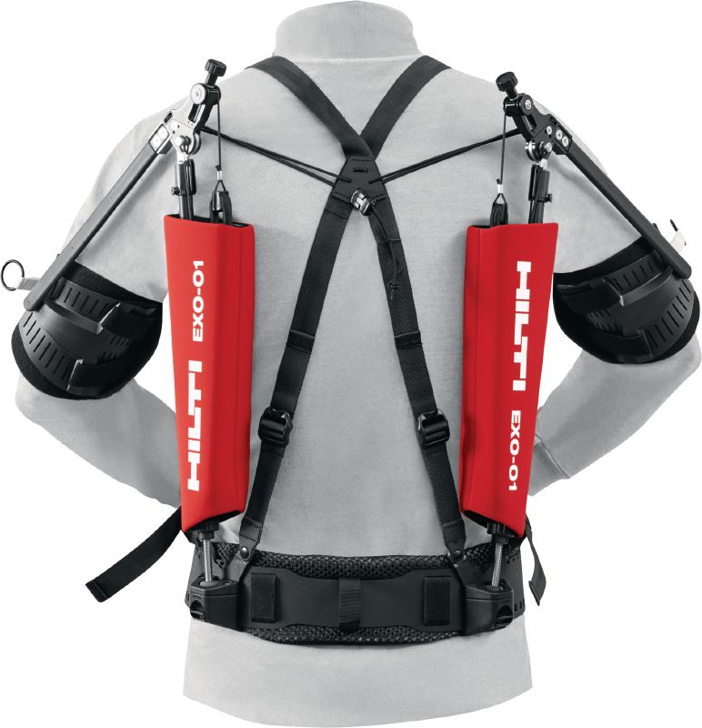 Überkopf-Exoskelett EXO-O1 Passives Exoskelett, das die Belastung der Schultern und Arme bei Überkopfarbeiten reduziert