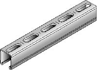 MM-C-36 Galvanisch verzinkte MM Profilschiene (36 mm hoch) für leichte bis mittelschwere Anwendungen