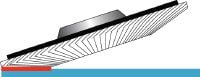 Konvexe Lamellenscheibe AF-D SPX Konvexe, faserverstärkte Lamellenscheiben der Ultimate-Leistungsklasse für den Grob- und Feinschliff von Edelstahl, Stahl und anderen Metallen