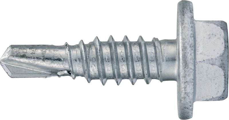 Metallbau-Selbstbohrschrauben S-MD 21 Z Selbstbohrschraube (verzinkter Kohlenstoffstahl) mit angepresster Scheibe für dünne Metall–Metall-Befestigungen (bis 3 mm)