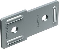 MT-CT-H2 Verbindungsknopf für Montageschienen (flach) T-Verbindungsknopf (flach) zur Befestigung zweier MT Schienen aneinander