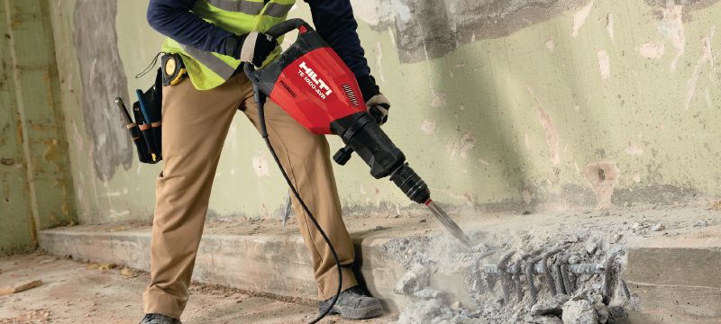 TE 1000-AVR mit Universalkabel Vielseitiger Abbruchhammer für Boden- und gelegentliche Wandarbeiten Anwendungen 1