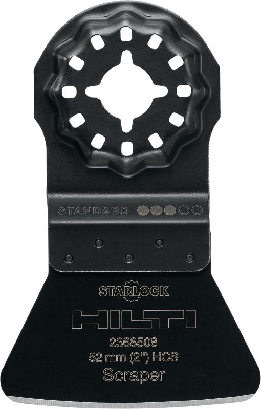 Spachtel für das Multitool Spachtelaufsatz aus Kohlenstoffstahl (HCS) für das oszillierende Multitool, zum Abschaben von Lack oder Klebstoff