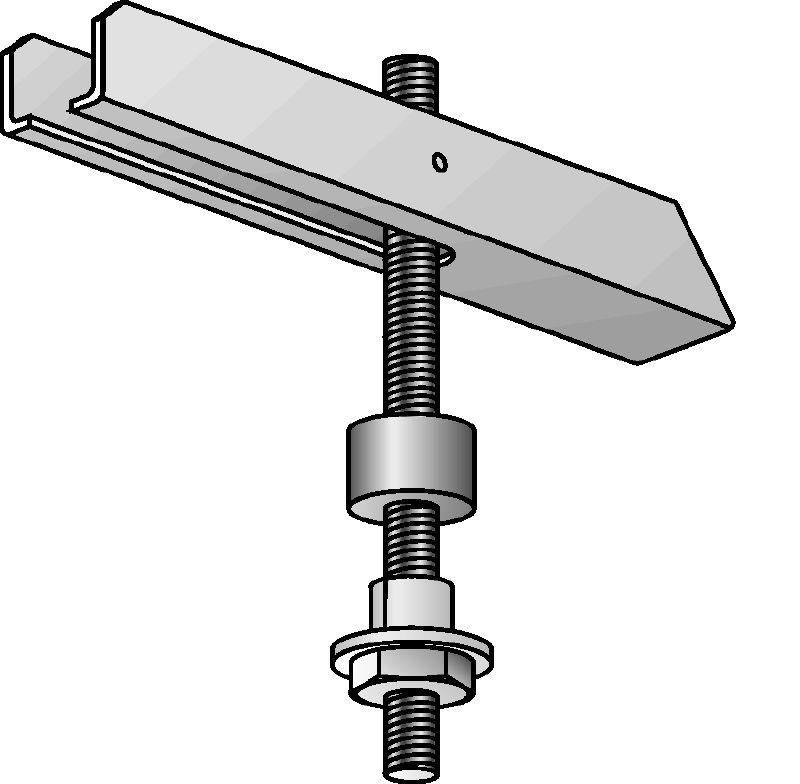 KD-M10 Galvanisch verzinkter Schwerlast-Kippdübel für Gewindestangen M10