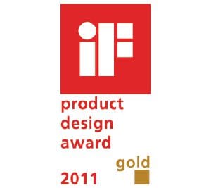                Dieses Produkt wurde mit dem "Gold" IF Design Award ausgezeichnet.            