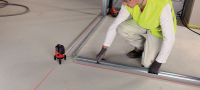 Multilinienlaser PM 4-M Multilinienlaser mit 3 Linien und Punktlaser zum Loten mit rotem Laserstrahl Anwendungen 1