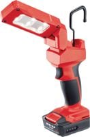 LED-Arbeitsleuchte SL 2-A12 Akku-Arbeitsleuchte (12 V) mit biegbarem Kopf zur Ausleuchtung kleiner und mittelgroßer Arbeitsbereiche