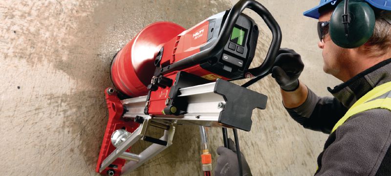 Bohrkrone SPX-H abrasiv Bohrkrone der Ultimate-Leistungsklasse für Kernbohrungen in stark abrasivem Beton – für Kernbohrgeräte ≥ 2,5 kW Bohrleistung Anwendungen 1