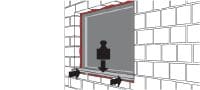 Füllschaum für Treppenstufen CF T 200 Extrem schnell aushärtender Zweikomponenten-Füllschaum für produktive Befestigungen von Treppenstufen Anwendungen 2