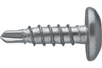 Metallbau-Selbstbohrschrauben S-MD 01 PS Selbstbohrschraube mit Linsenkopf (A2 rostfrei) ohne Unterlegscheibe für dünne Metall–Metall-Befestigungen (bis 3 mm)