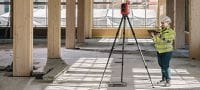 Hilti P3D 800 Laserscanner 3D-Laserscanner für die Realitätserfassung auf Baustellen; erstellt schnelle und genaue Punktwolken und lässt sich in gängige Bemessungssoftware integrieren Anwendungen 1