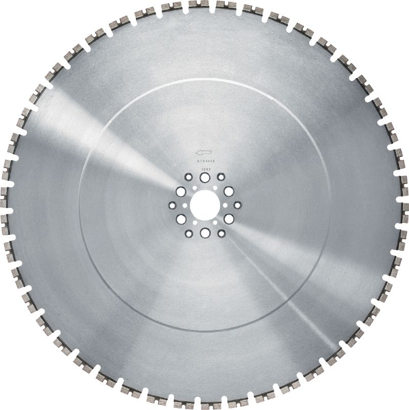 Wandsägeblatt SPX LCS Equidist (60HY: passend für Hilti, Husqvarna® und Tyrolit®) Wandsägeblatt (5–10 kW) der Ultimate-Leistungsklasse für hohe Geschwindigkeiten und längere Lebensdauer in armiertem Beton (60HY-Aufnahme kompatibel mit Hilti, Husqvarna® und Tyrolit® Wandsägen)