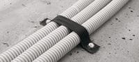 X-TT Textilband Gewebeband zur Befestigung von Kabeln und Leerrohren auf Böden Anwendungen 1