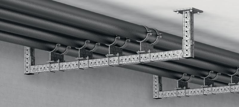 MIC-UH Feuerverzinkter Standard-Verbinder zur Befestigung von MI Montageträgern aneinander Anwendungen 1