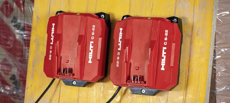 Nuron Schnellladegerät C 6-22 Schnellladegerät für alle Hilti Nuron Akkus Anwendungen 1