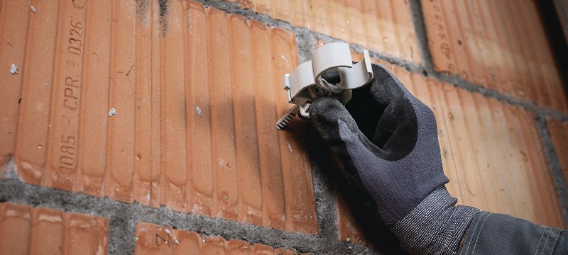 X-EA MX Steckanker Kunststoff-Steckdübel zum Verbinden von Kunststoff-Kabel-/Rohrschellen, Klemmen und Kabelbündelhaltern bei der Verankerung in Beton und Mauerwerk Anwendungen 1