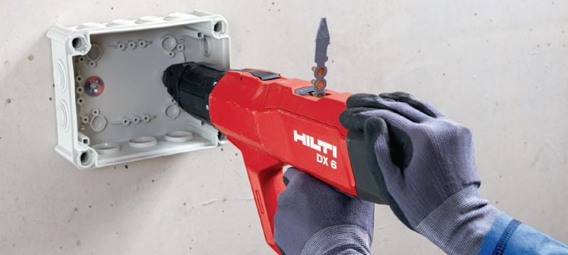 Kit für Bolzensetzgerät DX 6-F8 Vollautomatisches, äußerst vielseitiges pulverbetriebenes Bolzensetzgerät für Einzelelemente Anwendungen 1