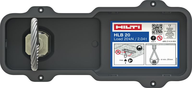 HLB Liftbox Eingegossener Lastanschlagpunkt für Flaschenzüge, Haken oder Ausrüstung bei der Montage und Wartung von Aufzügen