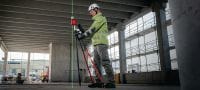 PM 2-PG / POA 70 Absteck-Punktlaser Selbstnivellierender Absteck-Punktlaser für einfachere und genauere Bemessungen mit Ihrer Totalstation Anwendungen 2