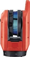 Hilti P3D 800 Laserscanner 3D-Laserscanner für die Realitätserfassung auf Baustellen; erstellt schnelle und genaue Punktwolken und lässt sich in gängige Bemessungssoftware integrieren