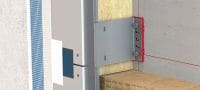 FOX VI L Konsole Vielseitige Wandkonsole zur Montage von Unterkonstruktionen für hinterlüftete Fassaden Anwendungen 14