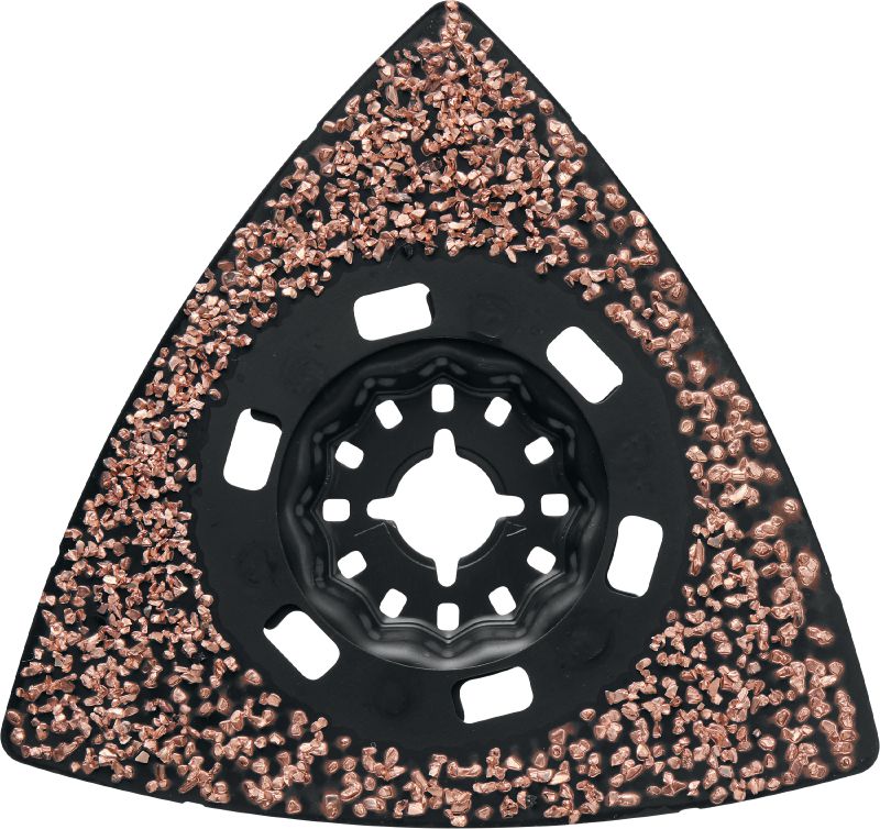 Schleifblock für das Multitool Schleifblock-Aufsatz für das oszillierende Multitool, zum Schleifen von Holz und Lack bzw. Mörtel und Fugenmasse